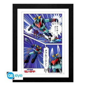 Poster encadré « Goldorak en action » – Goldorak – GB Eye - Manga Story