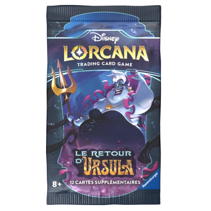 Booster de 12 Cartes Disney Lorcana – Le Retour d&rsquo;Ursula - Manga Story