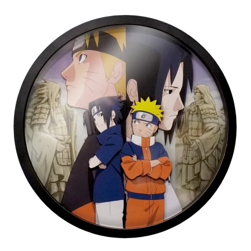 Kaiga Cadre 3D en Bois Naruto Shippuden – Cartoon Kingdom - Manga Story