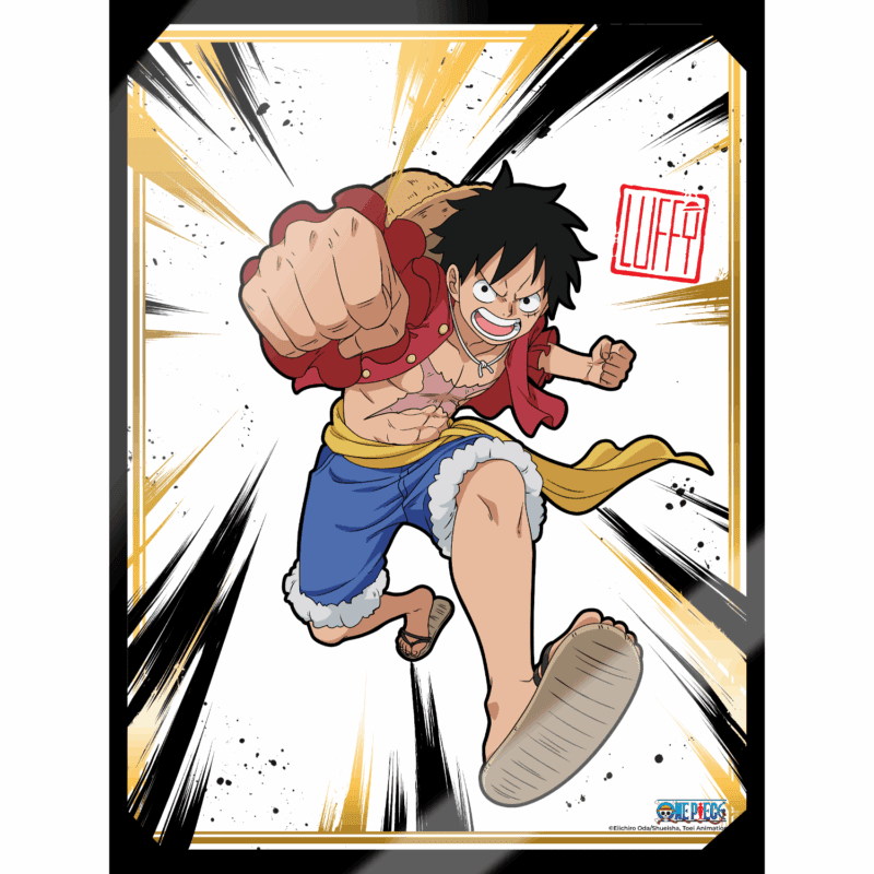 Golden Poster Luffy – One Piece - Manga Story