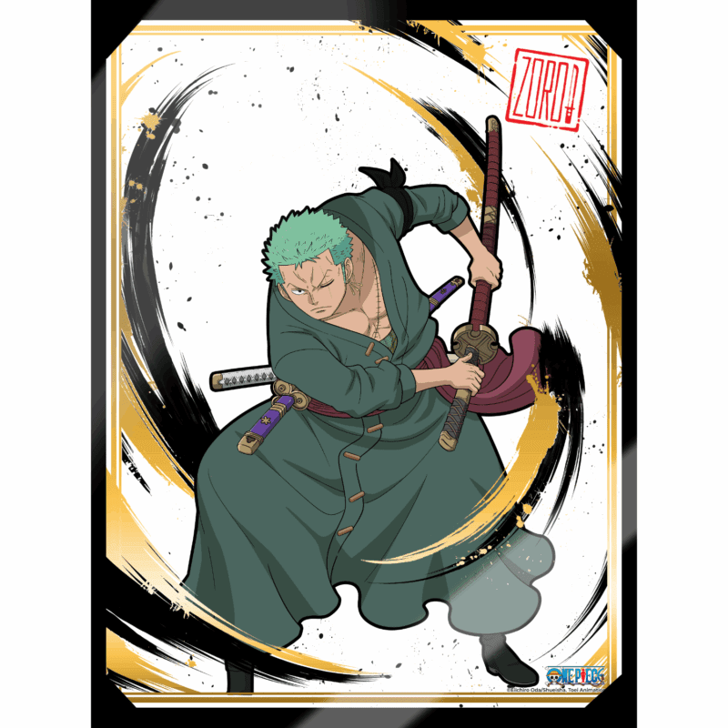 Golden Poster Zoro – One Piece - Manga Story