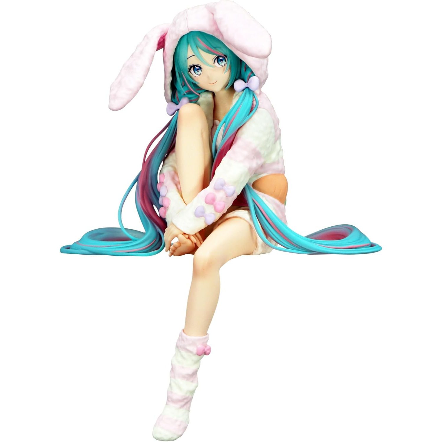 hatsune_miku_rabbit_eared_pajamas_ver_noodle_stopper_vocaloid_furyu-01 Hatsune Miku Rabbit Eared Pajamas Ver. Noodle Stopper - Vocaloid - Furyu – Image 1