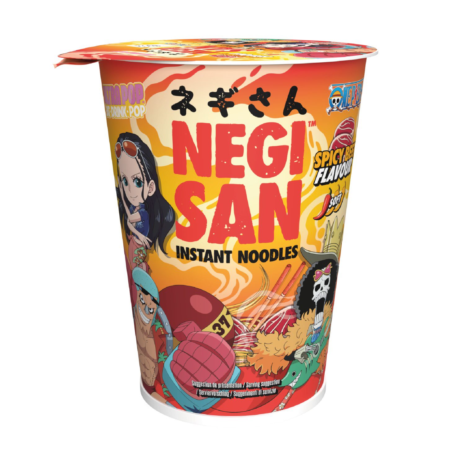NEGISAN - Cup Noodles Spicy Beef (Robin / Brook / Franky) - One Piece - Ultra Pop – Image 1