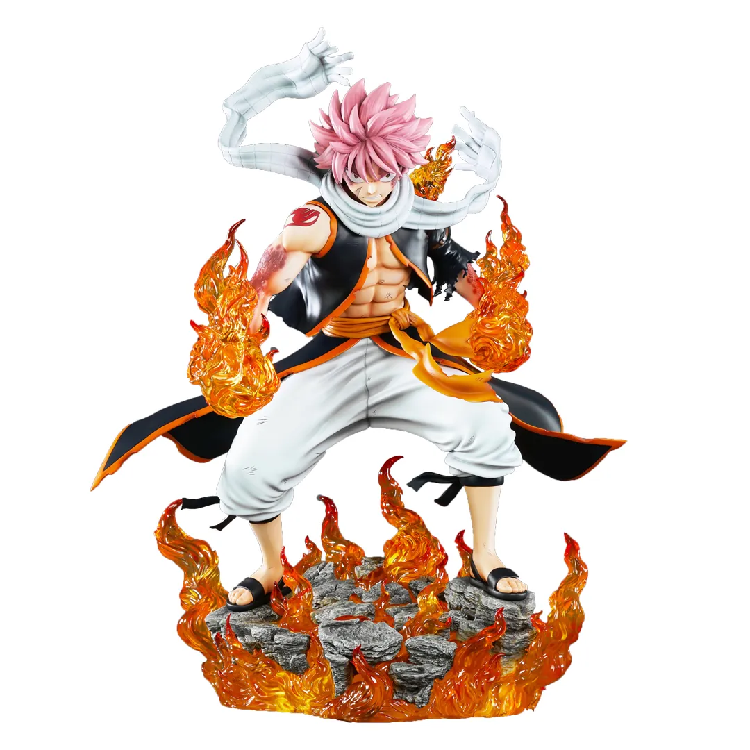 natsu_dragneel_fairy_tail_kitsune_statue-01 Natsu Dragneel - Fairy Tail - Kitsune Statue – Image 1